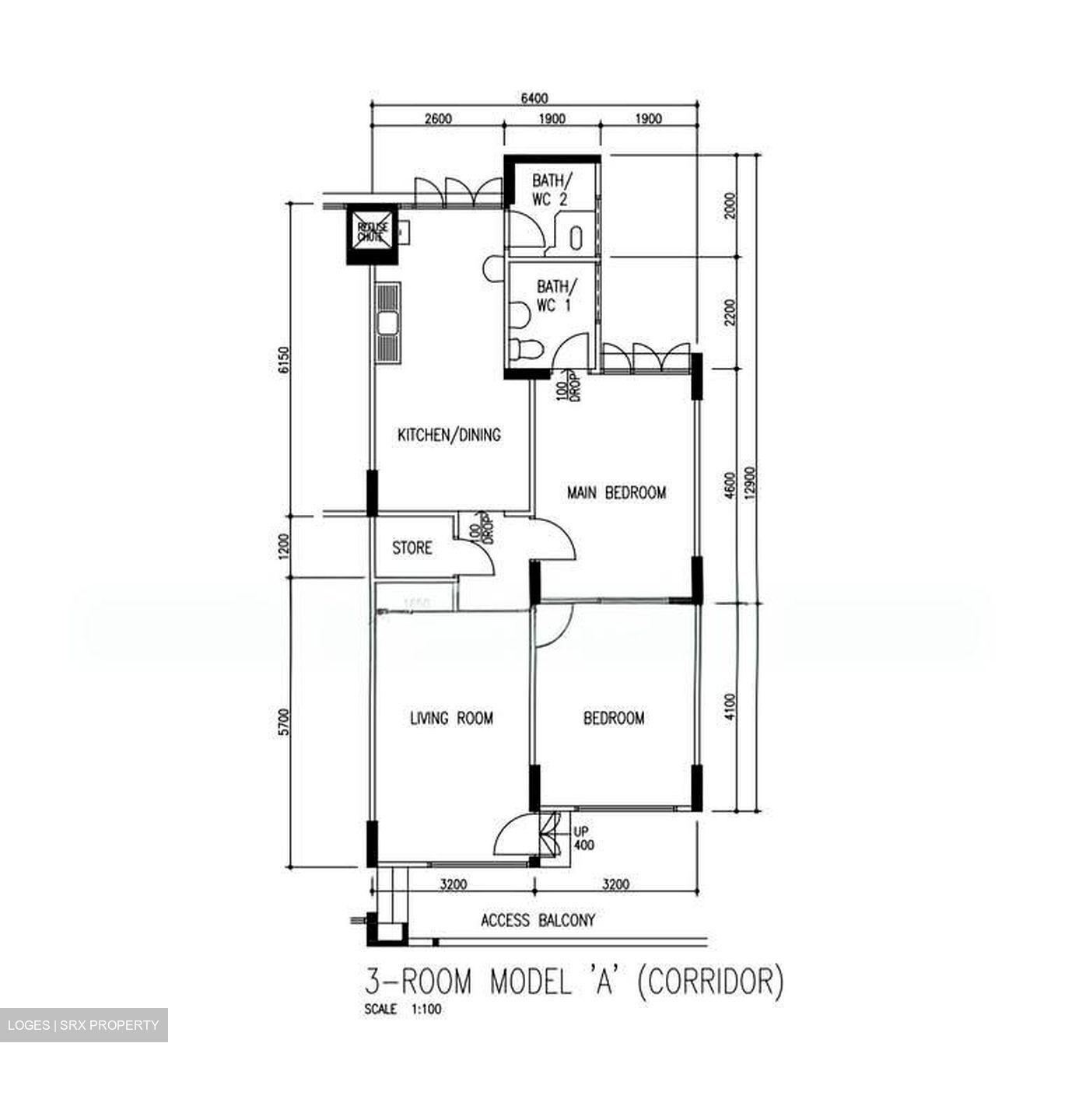 Blk 454 Jurong West Street 42 (Jurong West), HDB 3 Rooms #565271831